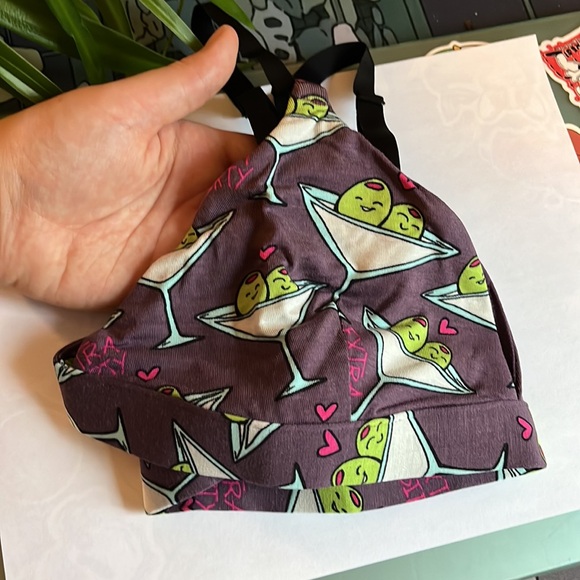 Me Undies Martini Triangle Bralette - Picture 6 of 7